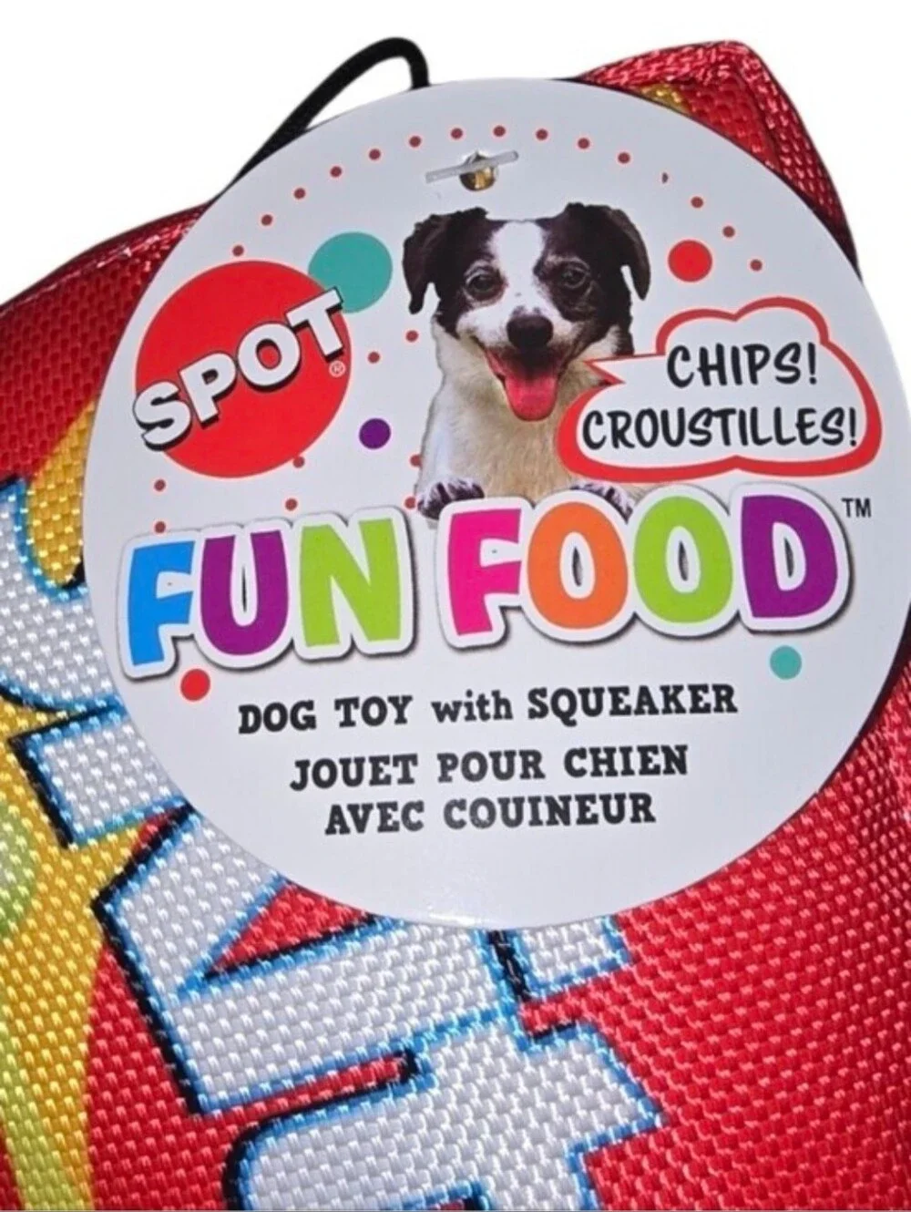 Red Plush Small Pet Toy - Fun Food Design